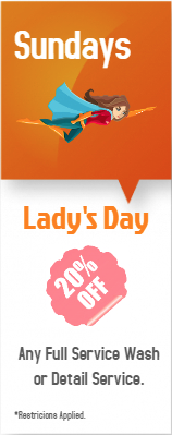 lady's day car wash specials