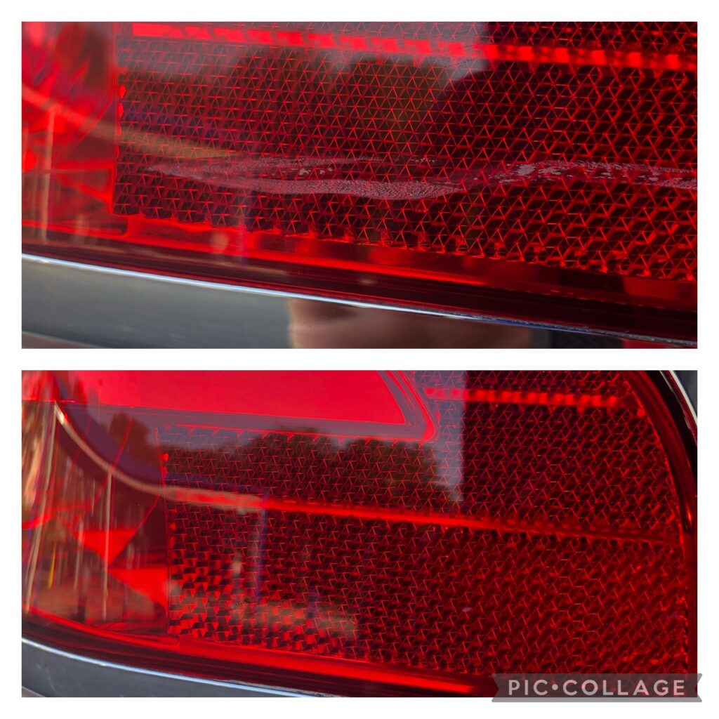 scuffs on tail lights