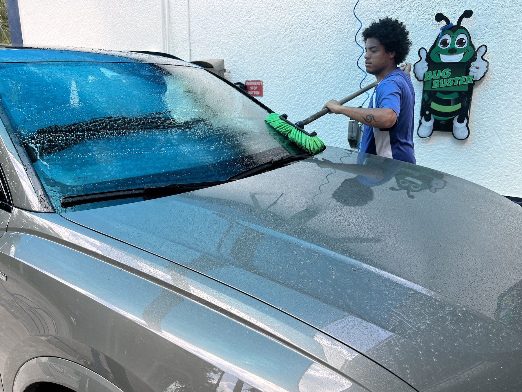 pre-brush car wash